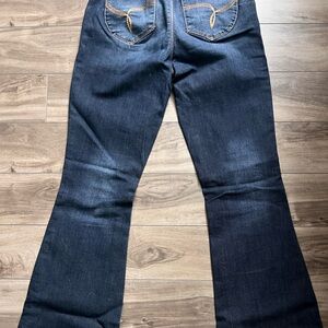 YMI Dark Indigo Jeans with Red Accents